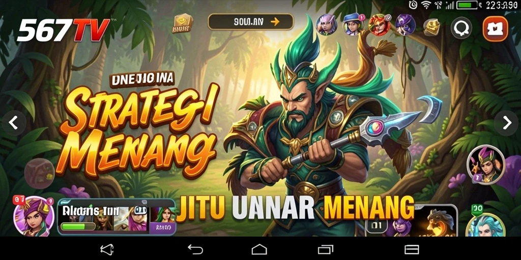 Tampilan gameplay 567TV yang menegangkan dan penuh strategi.