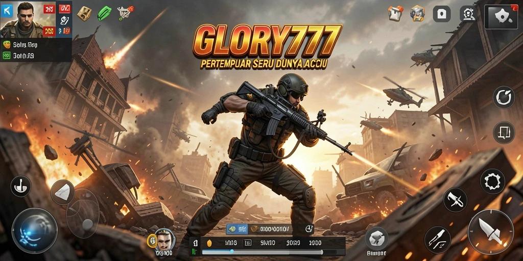 Tangkapan layar GLORY777 menampilkan pertarungan aksi yang intens dan grafis luar biasa.