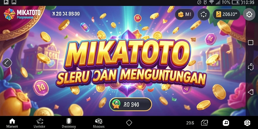 Tampilan gameplay MIKATOTO yang seru dan menghibur.