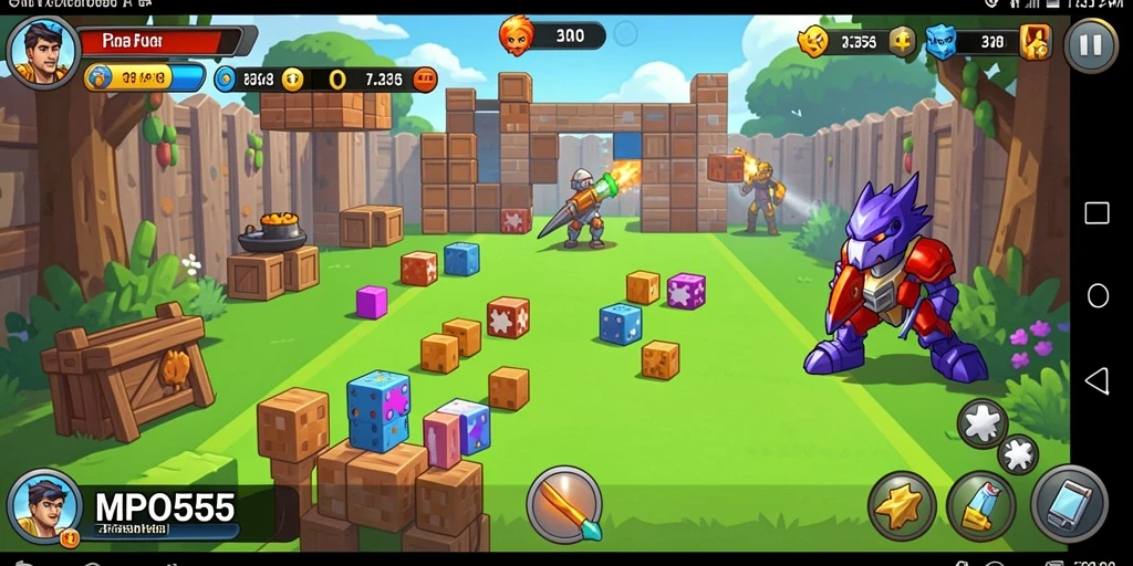 Tampilan gameplay seru di MPO555 yang menampilkan berbagai tantangan puzzle.