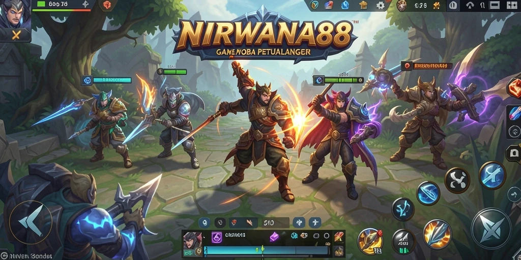 Gambaran gameplay seru di NIRWANA88 saat bertempur dengan tim.