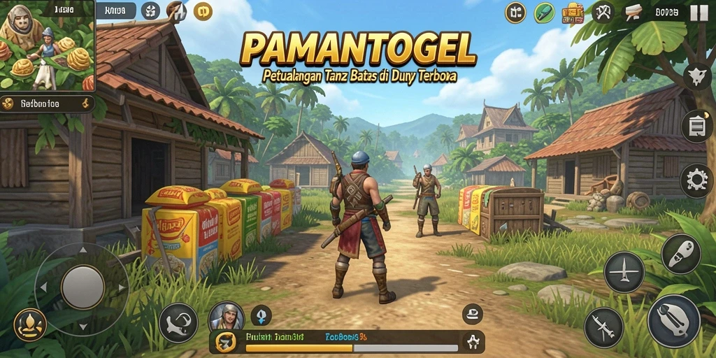 Screenshot gameplay Open World PAMANTOGEL yang menampilkan petualangan seru.