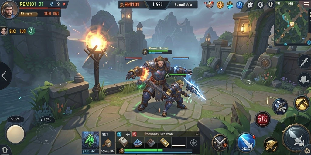 Tampilan gameplay menegangkan di REMI101 dengan strategi yang mendebarkan.
