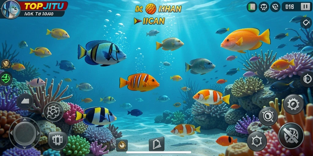 Gameplay seru Tembak Ikan di TOPJITU.